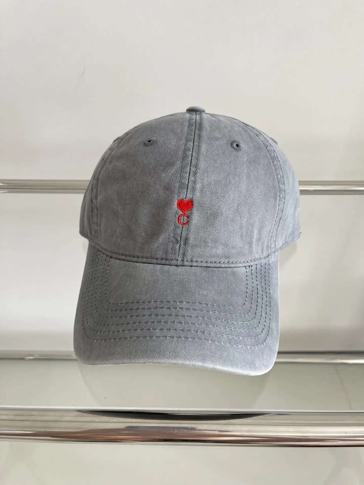 Women Baseball Cap with Heart Embroidery Sun Hat — feature 6