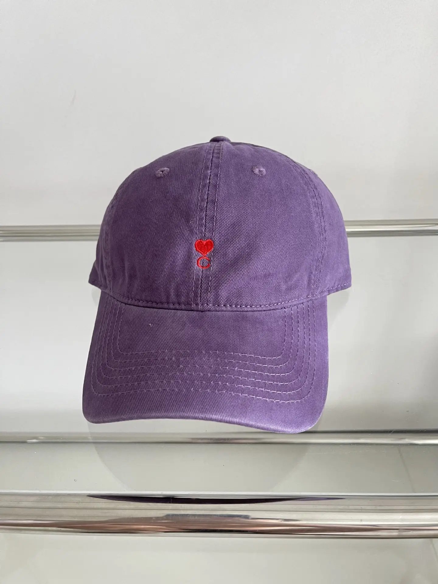 Women Baseball Cap with Heart Embroidery Sun Hat — feature 8