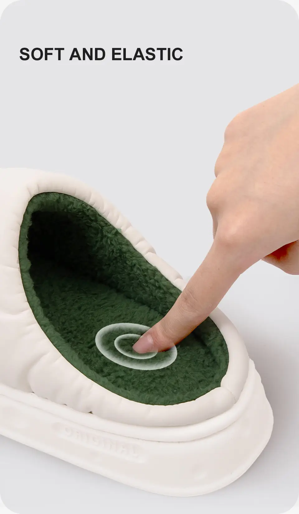 Pink Waterproof Cotton Slippers for Men Winter 2025 — feature 5