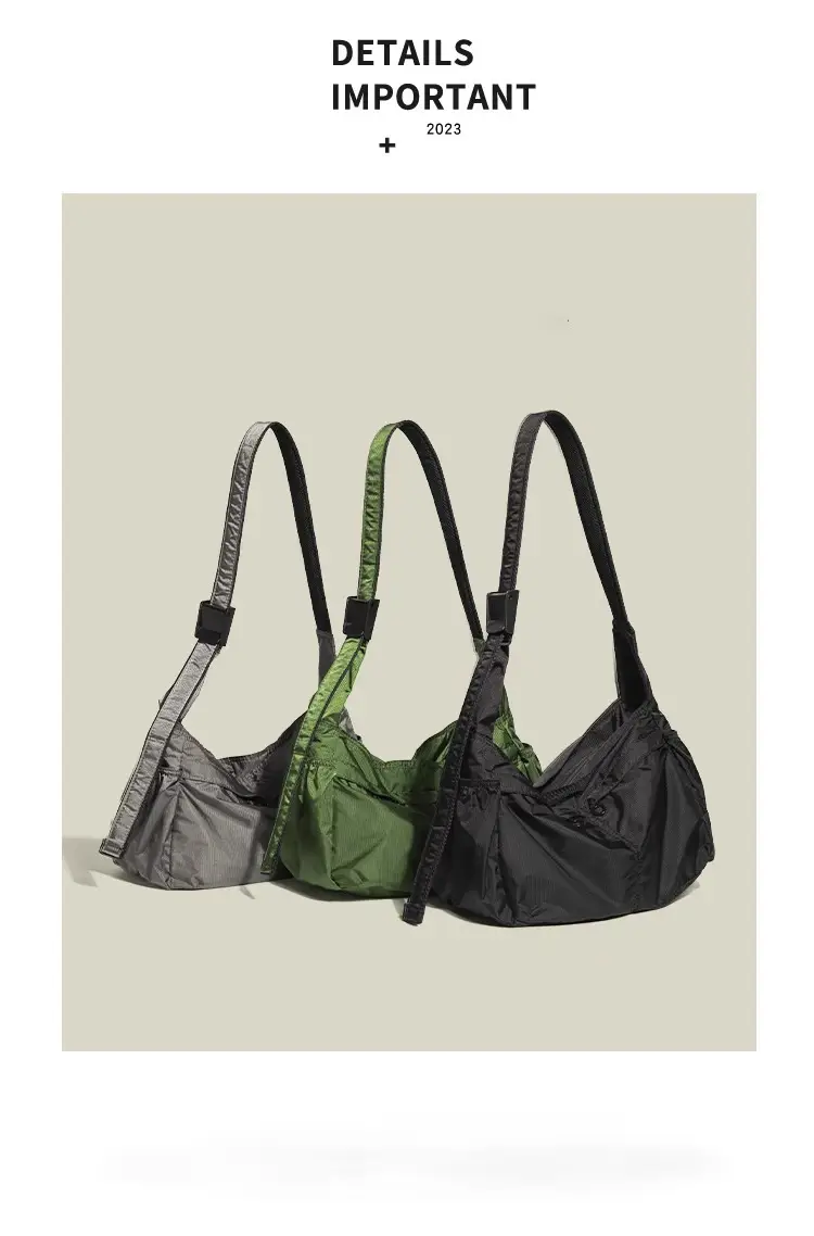 Waterproof Nylon Commuter Bag Large Capacity Men Women — feature 10