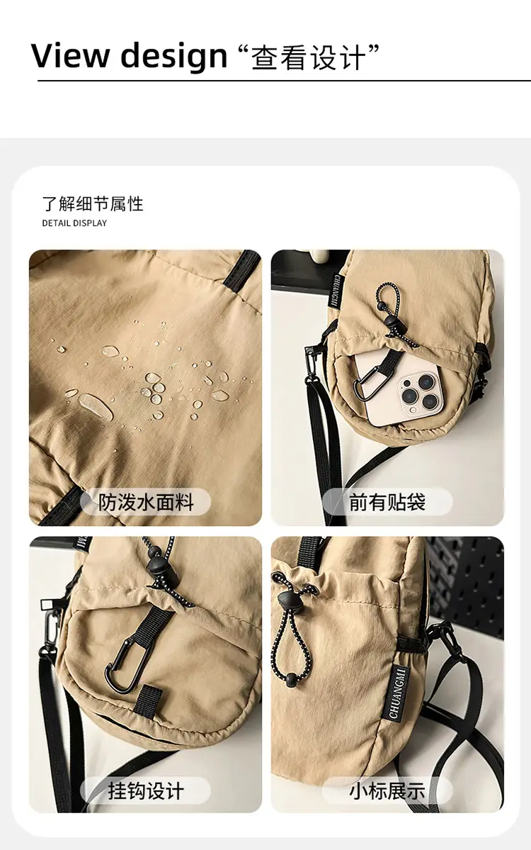 Orange Nylon Crossbody Bag for Women 2025 — feature 5