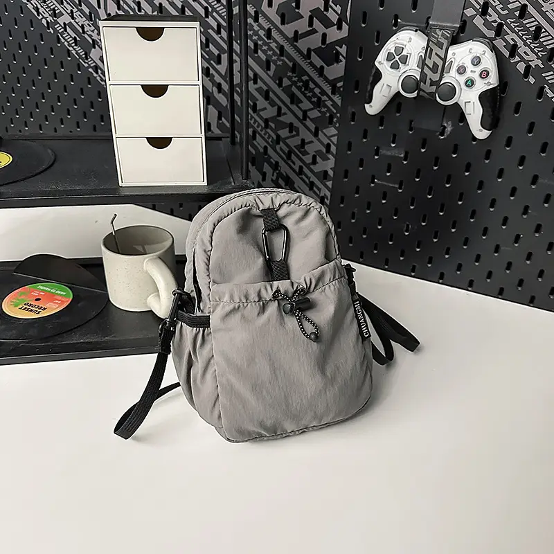 Orange Nylon Crossbody Bag for Women 2025 - Image 3