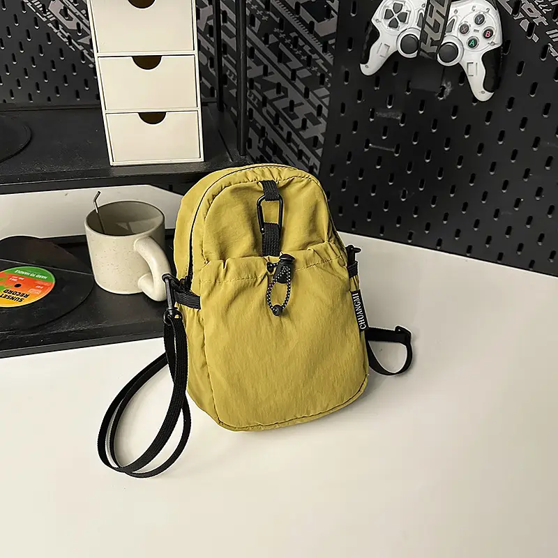 Orange Nylon Crossbody Bag for Women 2025 - Image 5