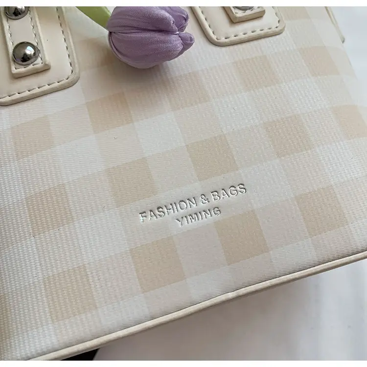 Women's Textured Crossbody Bag with Tulip Print — feature 18