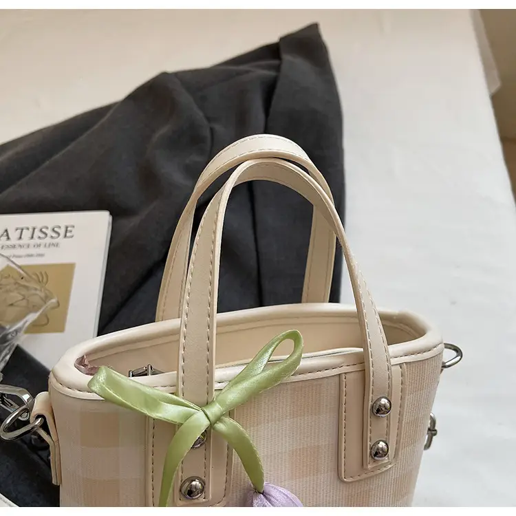 Women's Textured Crossbody Bag with Tulip Print — feature 20