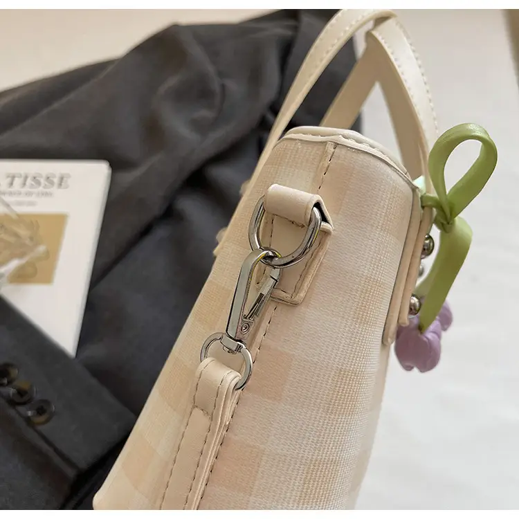Women's Textured Crossbody Bag with Tulip Print — feature 22