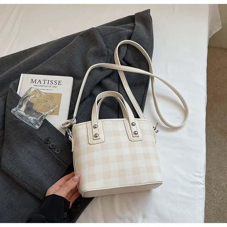 Women's Textured Crossbody Bag with Tulip Print — feature 23