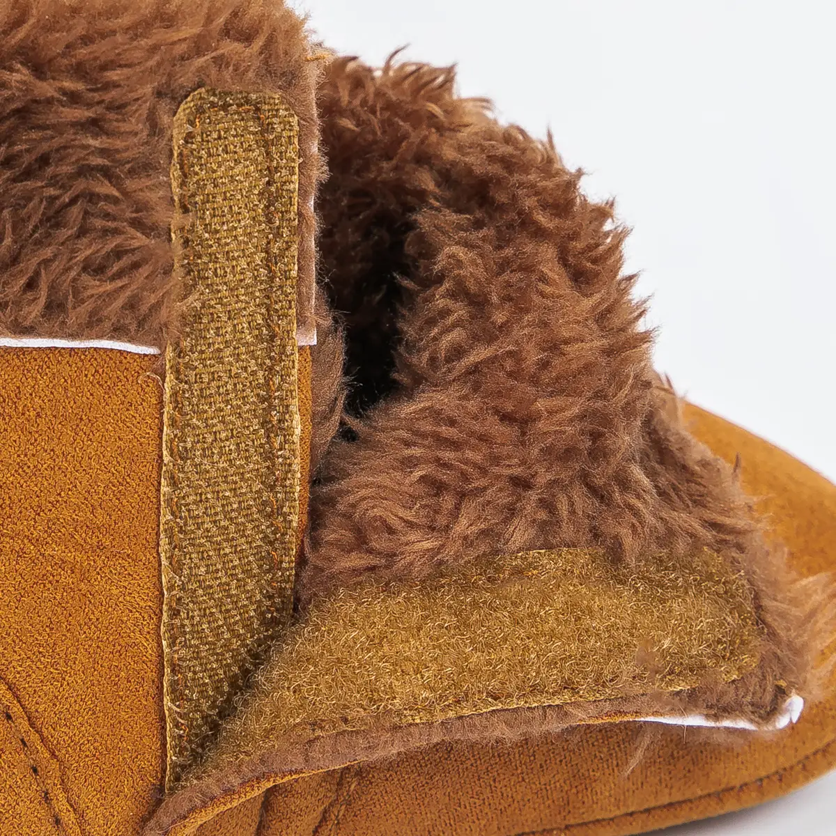 Warm Fleece Baby Boots for Baby Girls Pink Brown — feature 18