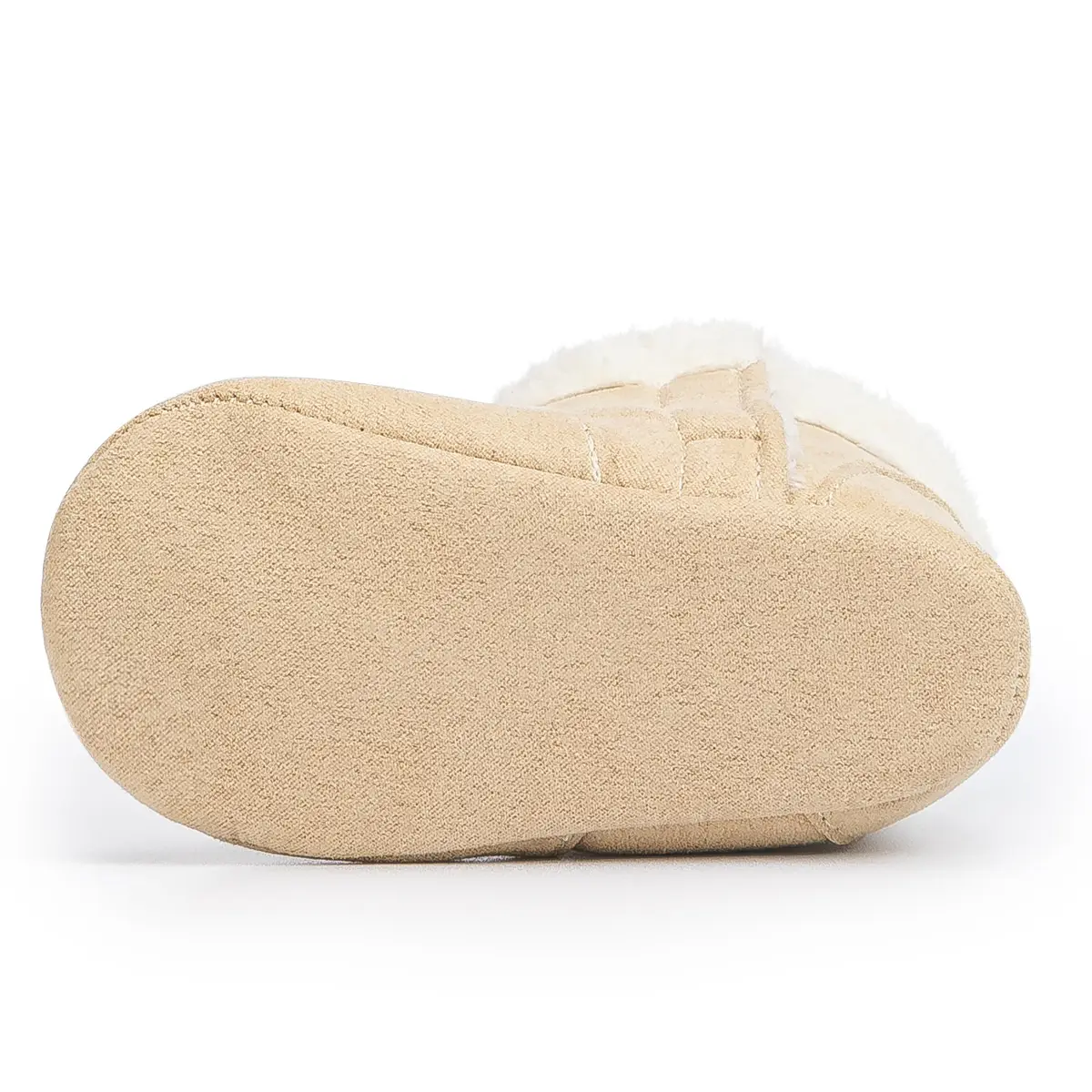 Warm Fleece Baby Boots for Baby Girls Pink Brown — feature 22