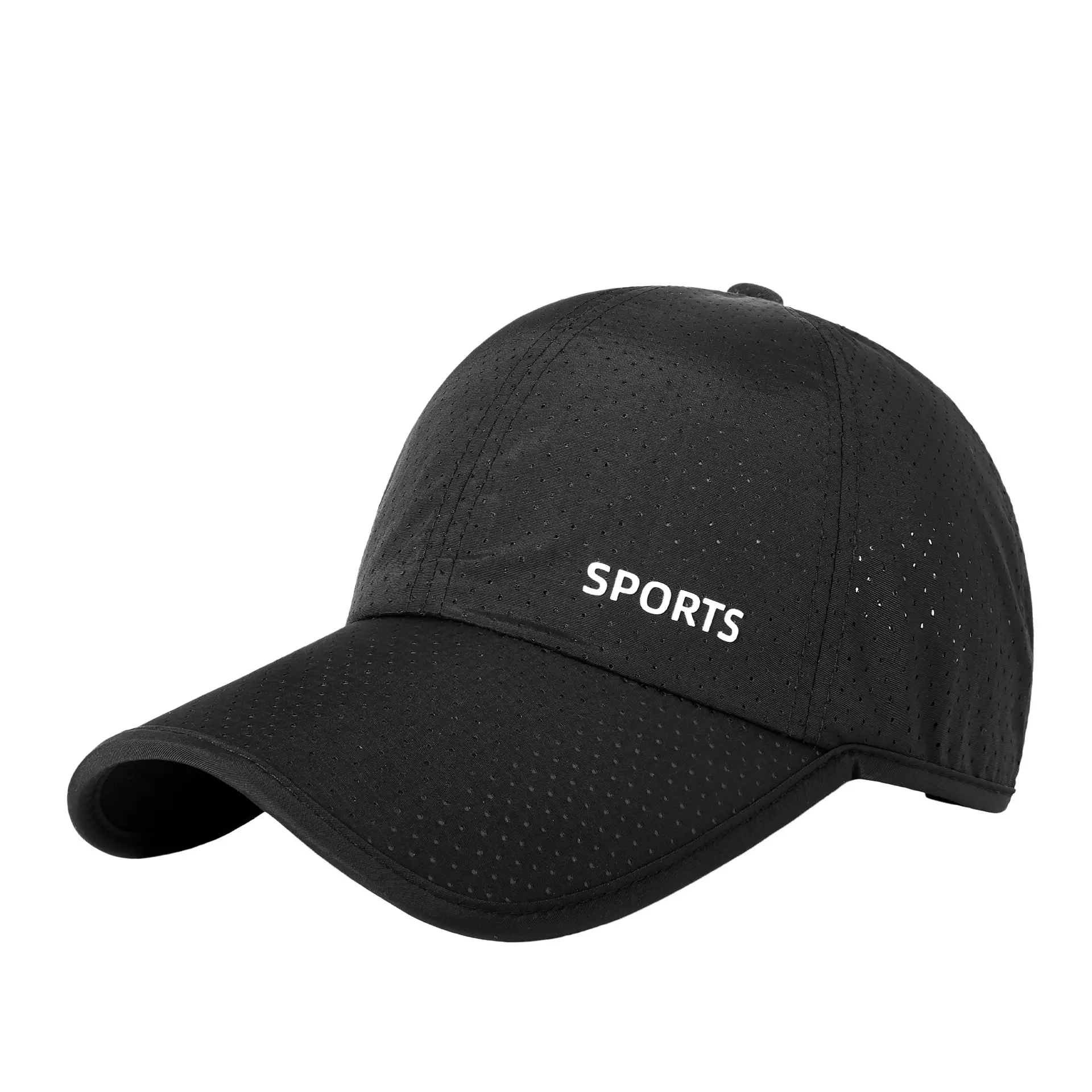 Men Sun Protective Baseball Cap with Laser Punch