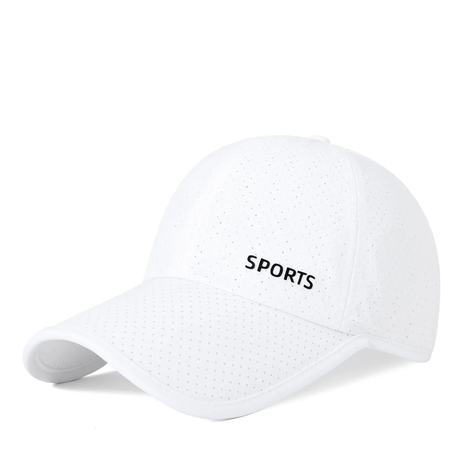 Men Sun Protective Baseball Cap with Laser Punch