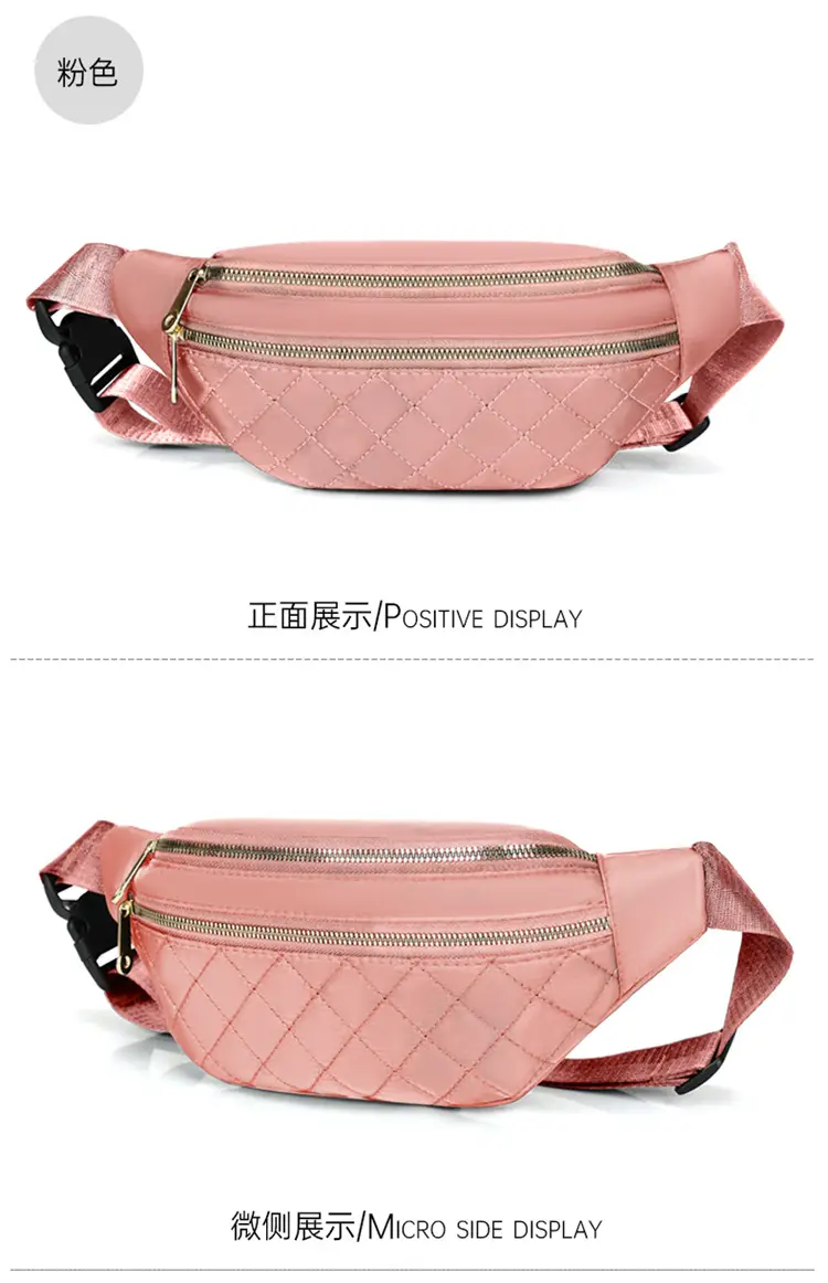 Women's Multi-Layer Crossbody Waist Bag Purple — feature 16