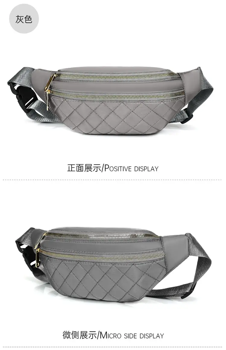 Women's Multi-Layer Crossbody Waist Bag Purple — feature 19