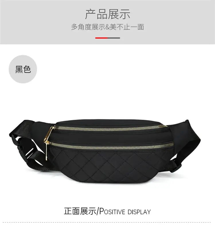 Women's Multi-Layer Crossbody Waist Bag Purple — feature 20