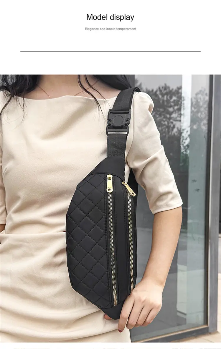 Women's Multi-Layer Crossbody Waist Bag Purple — feature 28