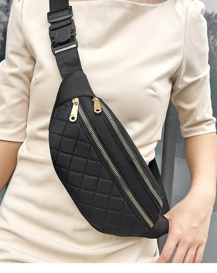 Women's Multi-Layer Crossbody Waist Bag Purple — feature 29