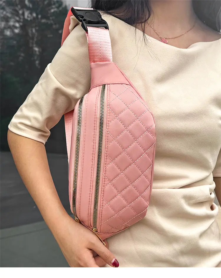 Women's Multi-Layer Crossbody Waist Bag Purple — feature 33