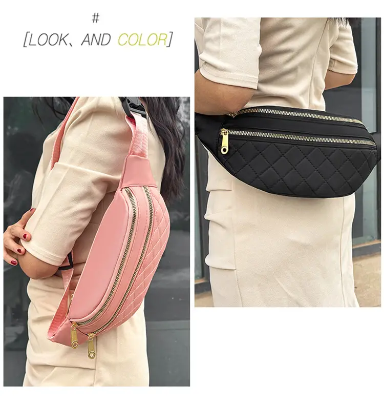 Women's Multi-Layer Crossbody Waist Bag Purple — feature 34