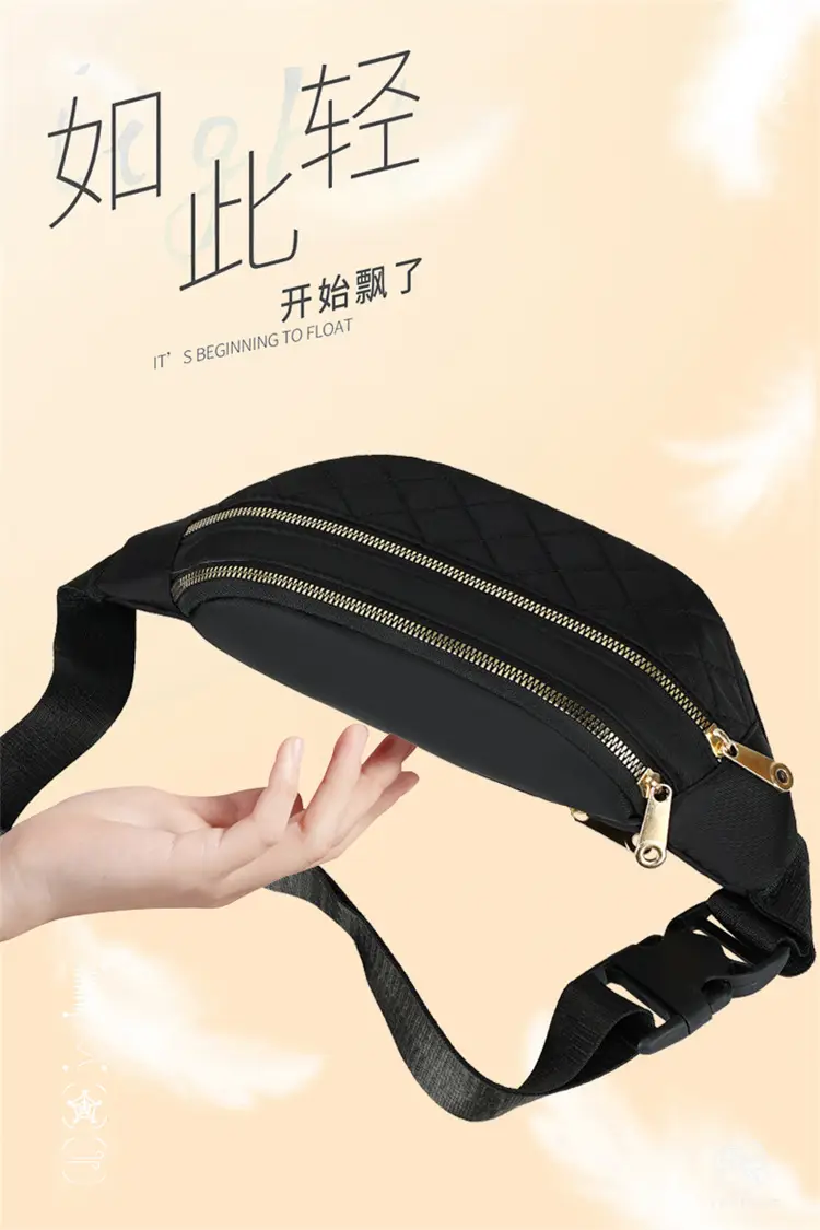 Women's Multi-Layer Crossbody Waist Bag Purple — feature 7