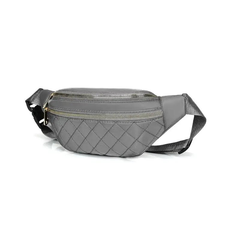 Women's Multi-Layer Crossbody Waist Bag Purple - Image 2
