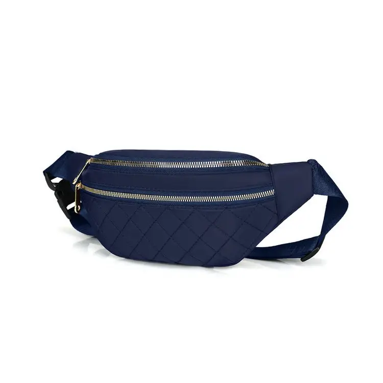 Women's Multi-Layer Crossbody Waist Bag Purple - Image 4