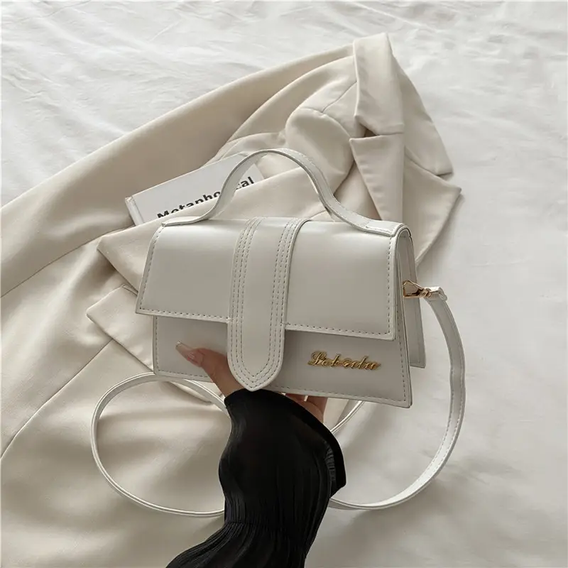 White Square Crossbody Bag for Women 2025 - Image 2