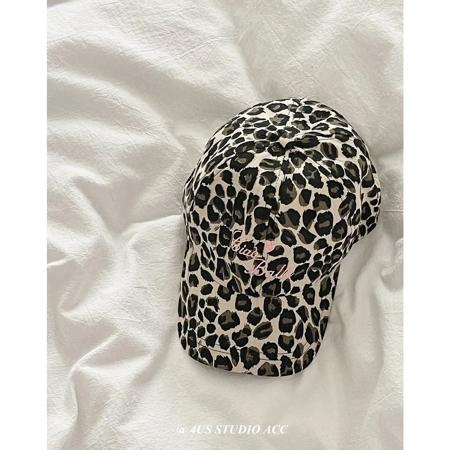 Leopard Print Baseball Cap for Women Summer Large Head - Image 7