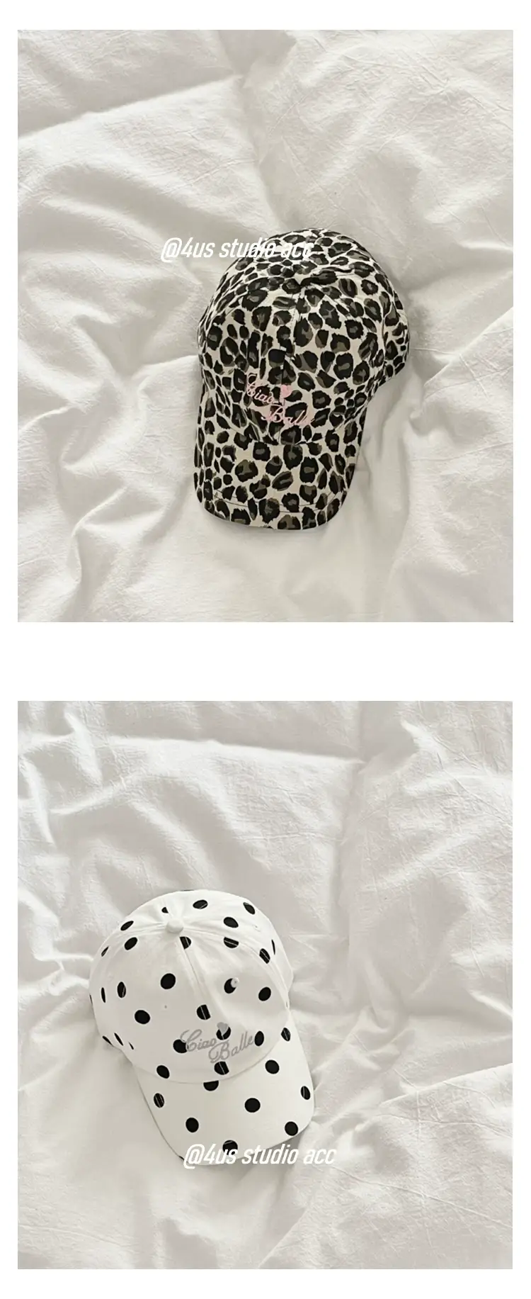 Leopard Print Baseball Cap for Women Summer Large Head — feature 13
