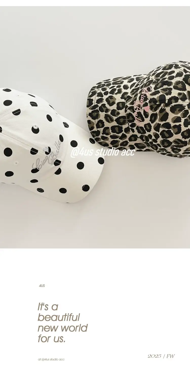 Leopard Print Baseball Cap for Women Summer Large Head — feature 6