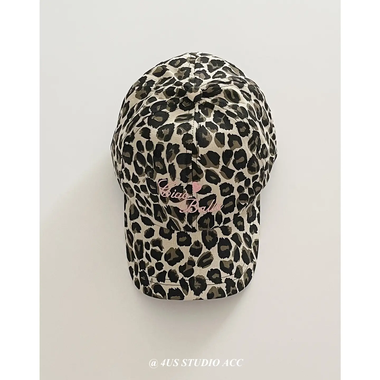 Leopard Print Baseball Cap for Women Summer Large Head - Image 2