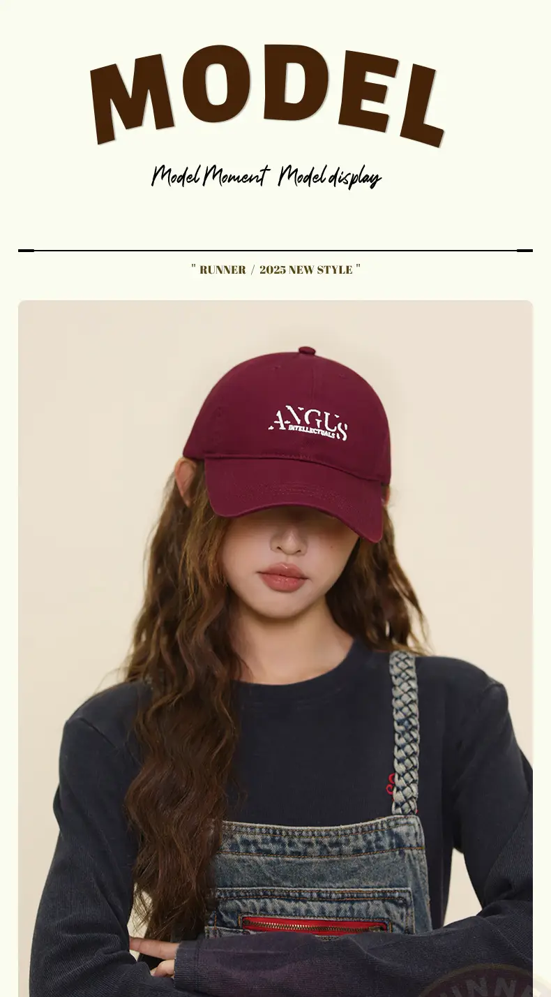 Women's Navy Blue Letter Embroidered Baseball Cap — feature 10