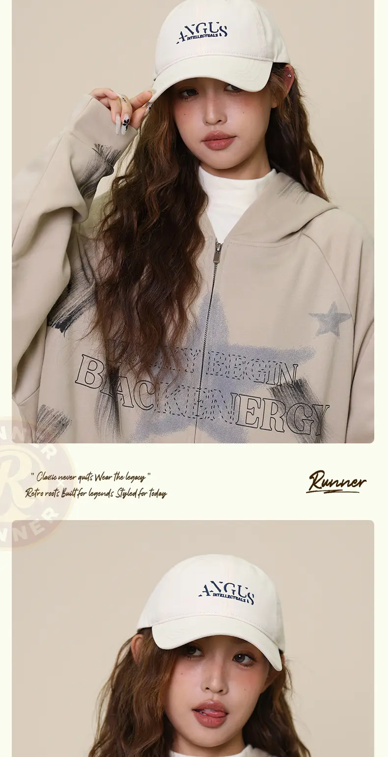 Women's Navy Blue Letter Embroidered Baseball Cap — feature 14