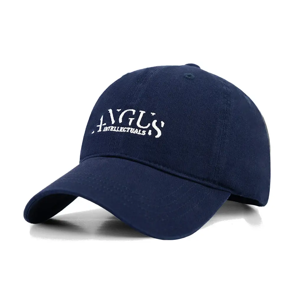 Women's Navy Blue Letter Embroidered Baseball Cap - Image 3