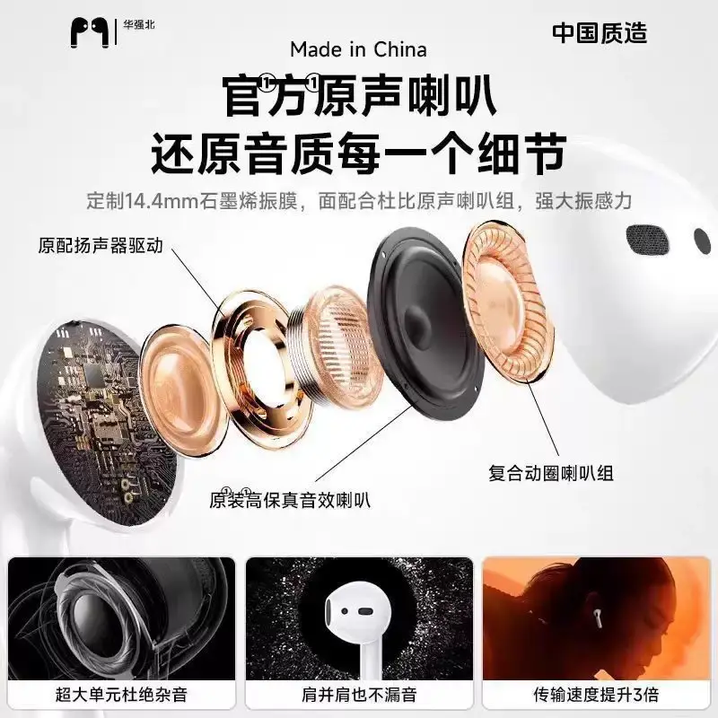 Bluetooth Headset Weiton Is Suitable for Apple iPhone Pro 5Th Generation True Wireless 7Th Generation Noise Reduction 2025 Official Authentic Product
