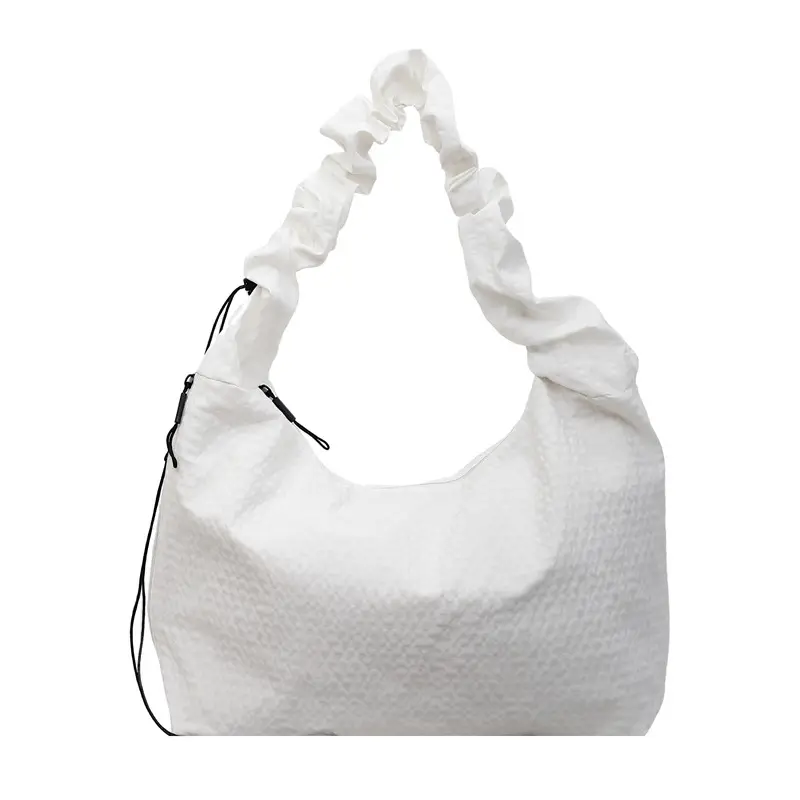 White Textured Crossbody Bag for Women 2025 - Image 2