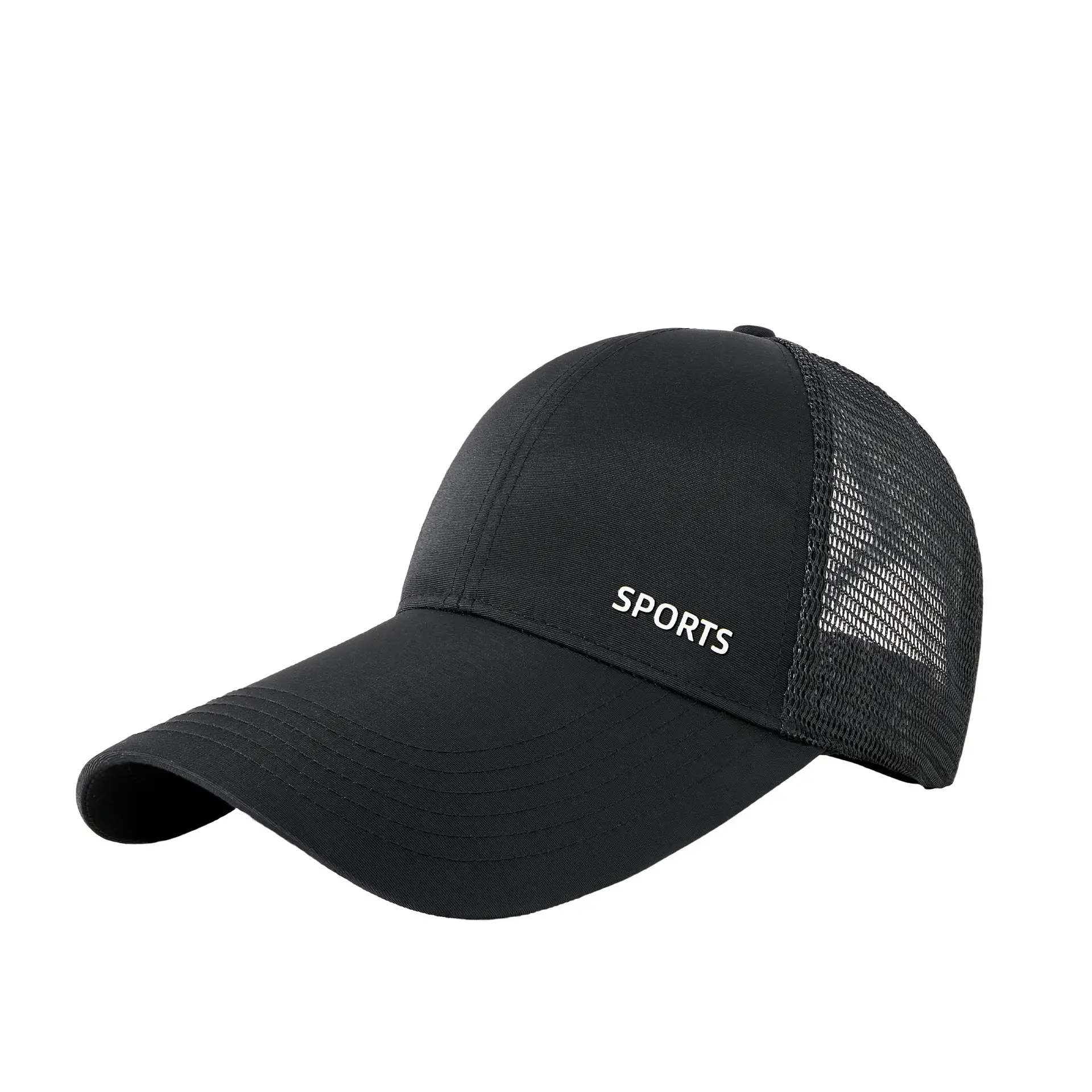 Men White Sports Cap with Extended Bristle - Image 11