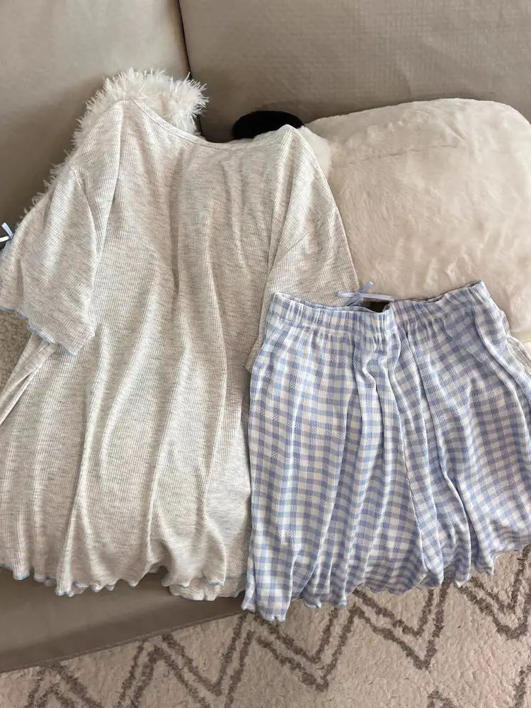 New Style Pajamas with Breast Pads, Cartoon Puppies, Women's Summer New Cute Short-Sleeved Shorts, Korean Style Loose Home Clothes — feature 3