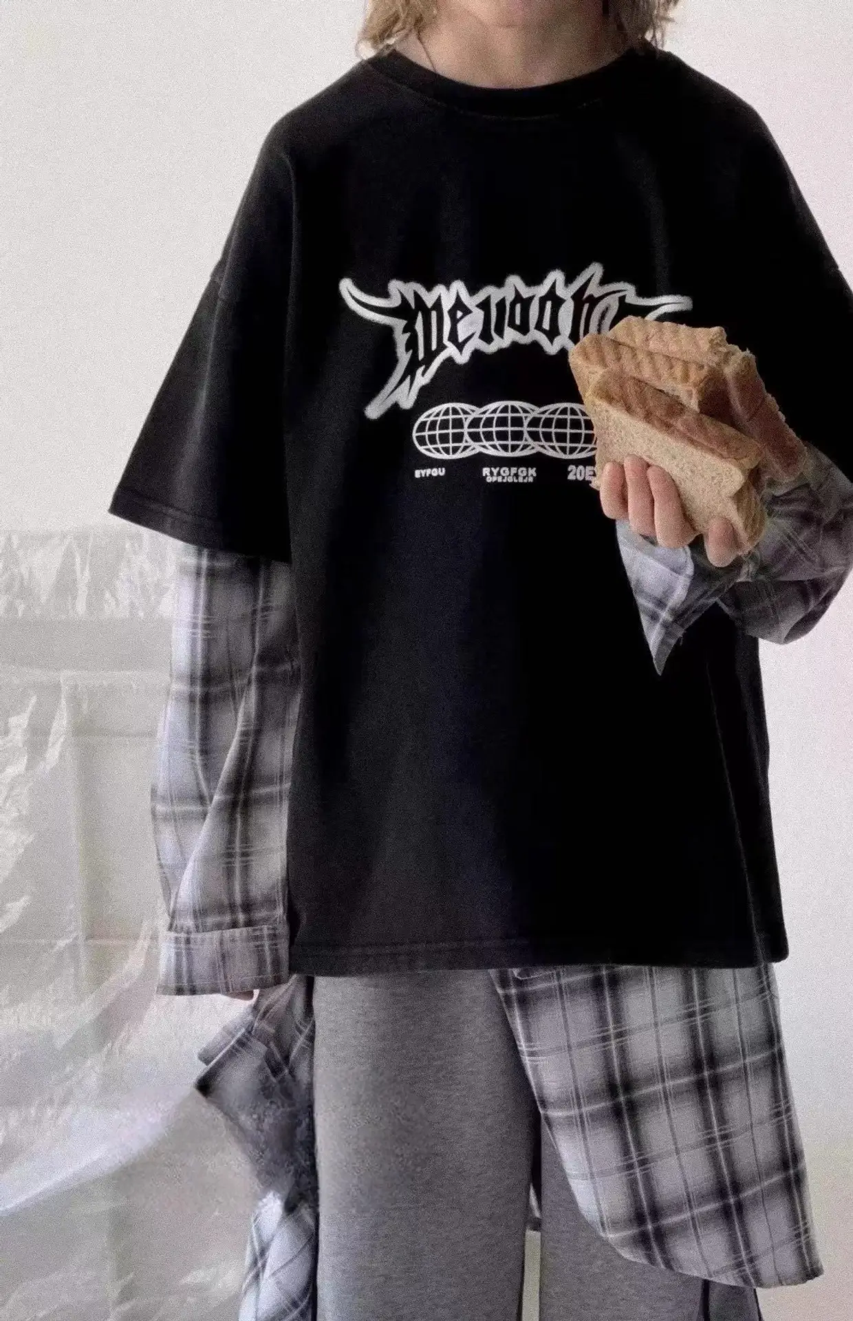 Boys Fake Two-Piece T-Shirts Grey 2025 — feature 10
