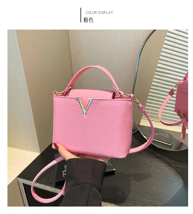 Red Crossbody Bag for Women Summer High-End Pebbled Commuter Bag — feature 14