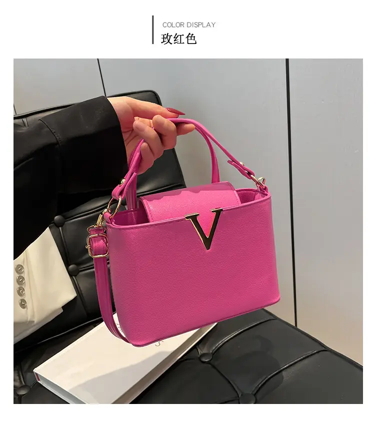 Red Crossbody Bag for Women Summer High-End Pebbled Commuter Bag — feature 16