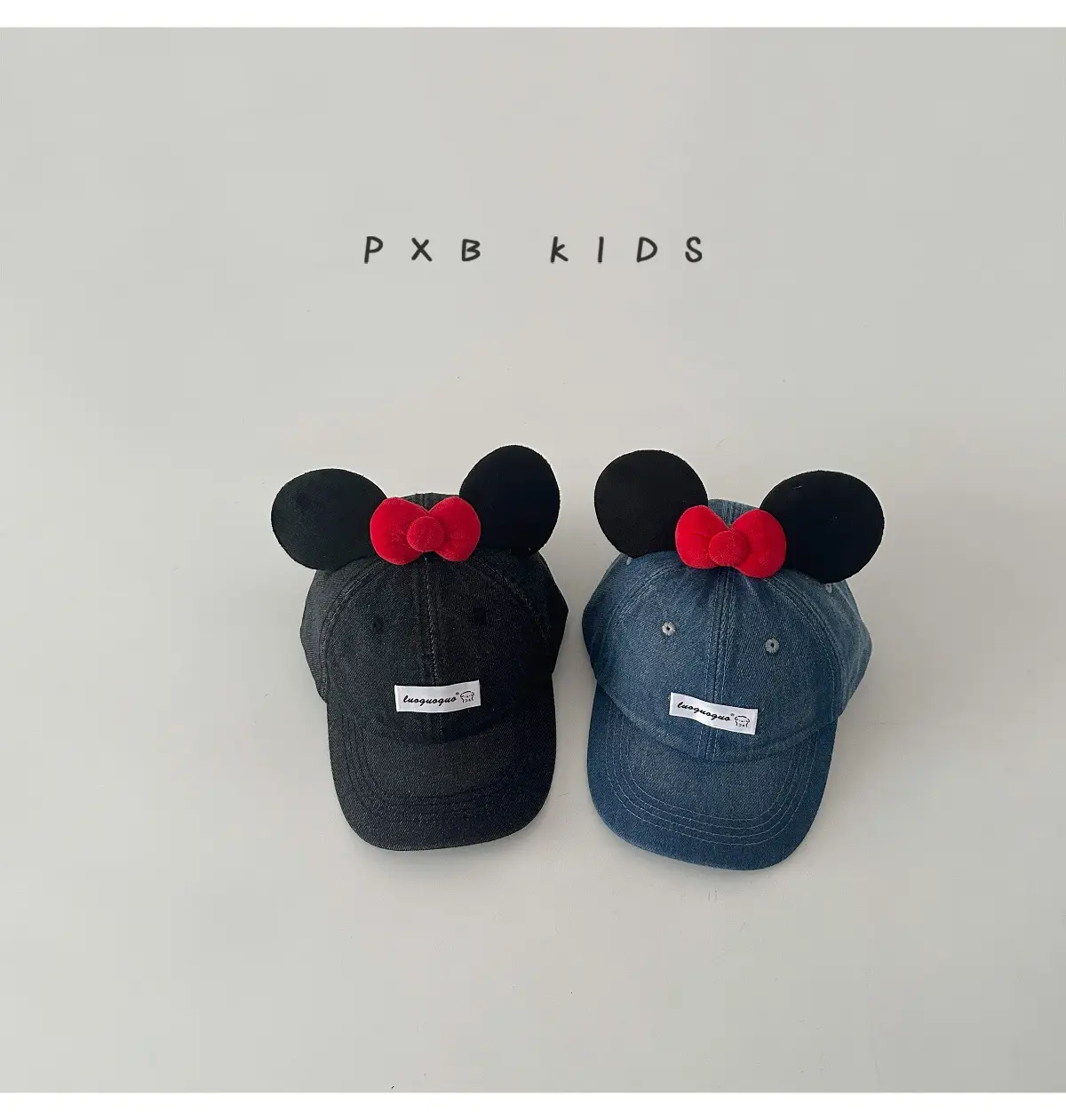 Baby Minnie Mouse Baseball Cap Blue Bow Sun Hat — feature 14