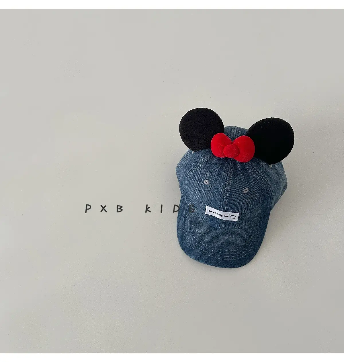 Baby Minnie Mouse Baseball Cap Blue Bow Sun Hat — feature 15