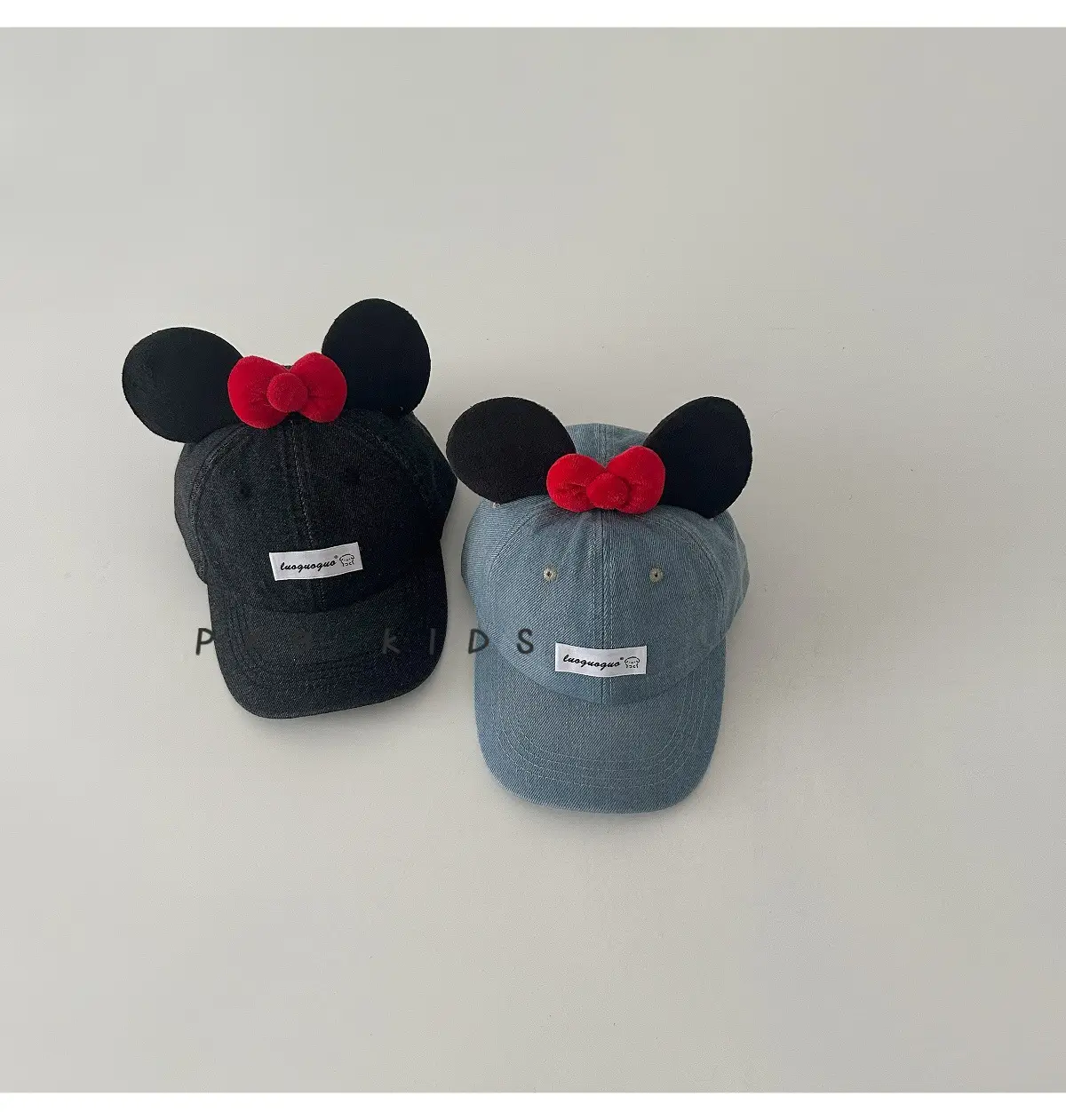 Baby Minnie Mouse Baseball Cap Blue Bow Sun Hat — feature 7