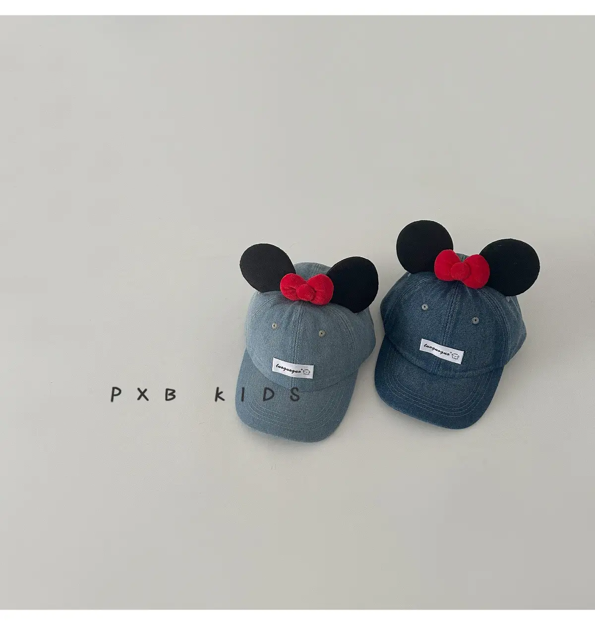 Baby Minnie Mouse Baseball Cap Blue Bow Sun Hat — feature 8