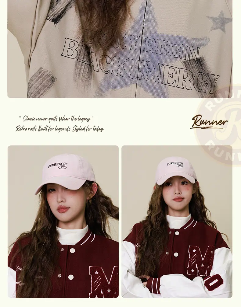 Navy 1970 Purity Embroidered Baseball Cap for Women — feature 19
