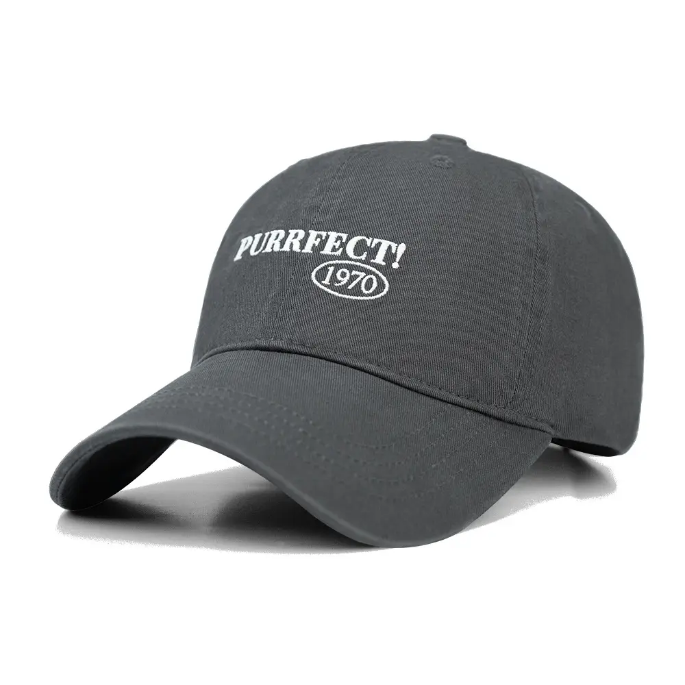 Navy 1970 Purity Embroidered Baseball Cap for Women - Image 6