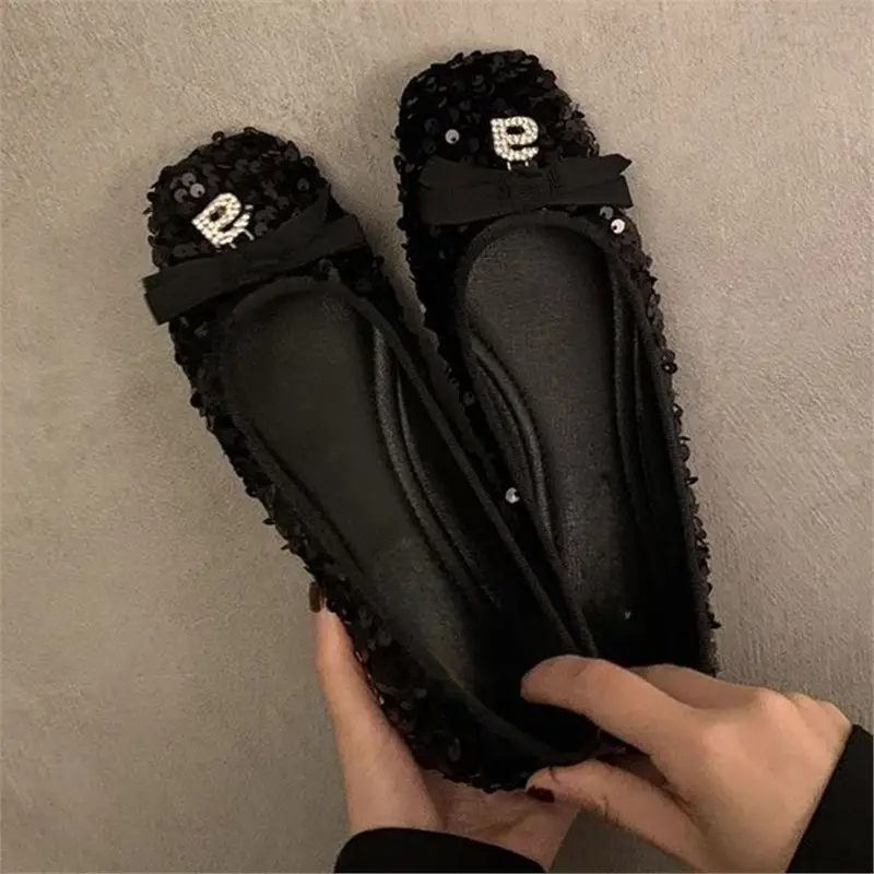 Fairy Bow Ballet Loafers Women Petite 2025 - Image 2