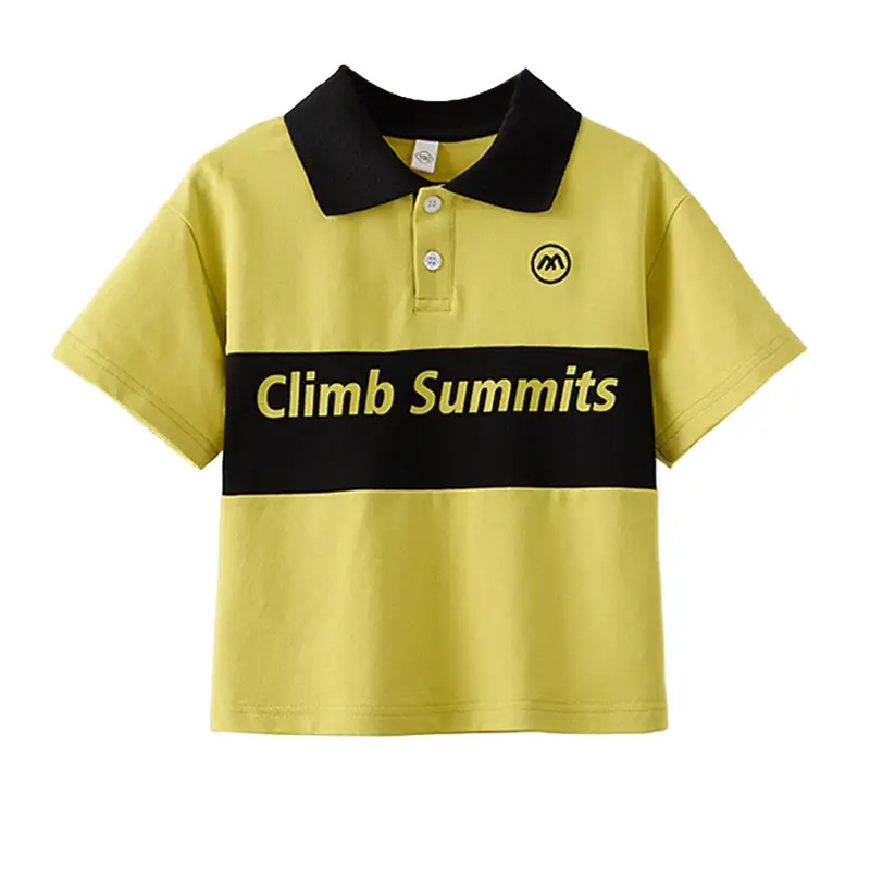 Boys Polo Shirt Green Black Summer Wear 2025 - Image 5