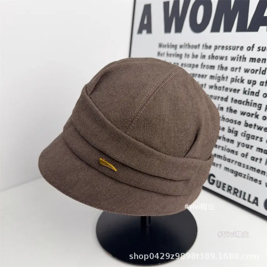 Women Fisherman Hat Beige Black Gray 2025 - Image 3