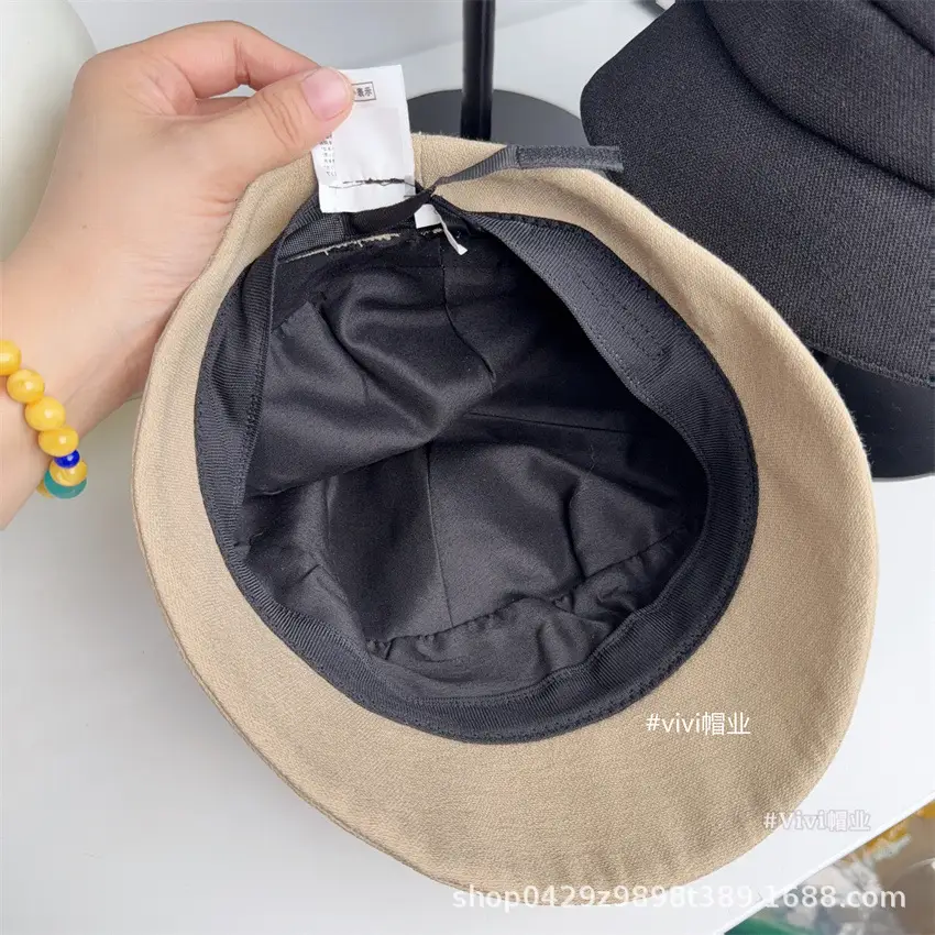 Women Fisherman Hat Beige Black Gray 2025 — feature 4